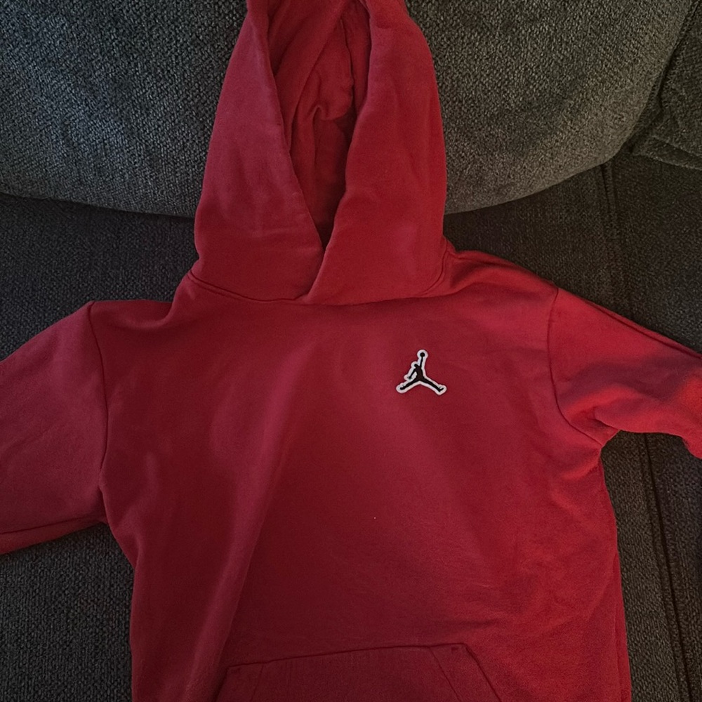 Red Jordan hoodie